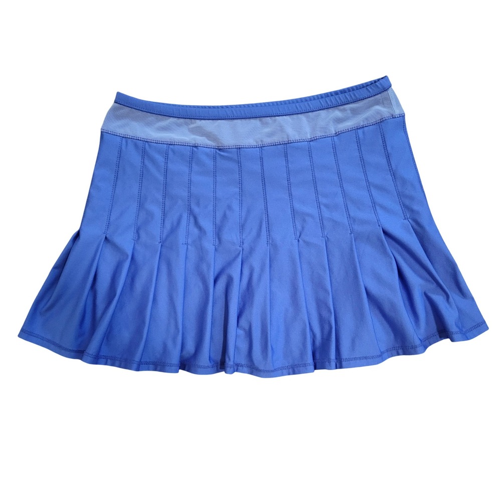 Lucky in Love Pleated Tennis Skort‎ Athletic Athleisure Blue Size M